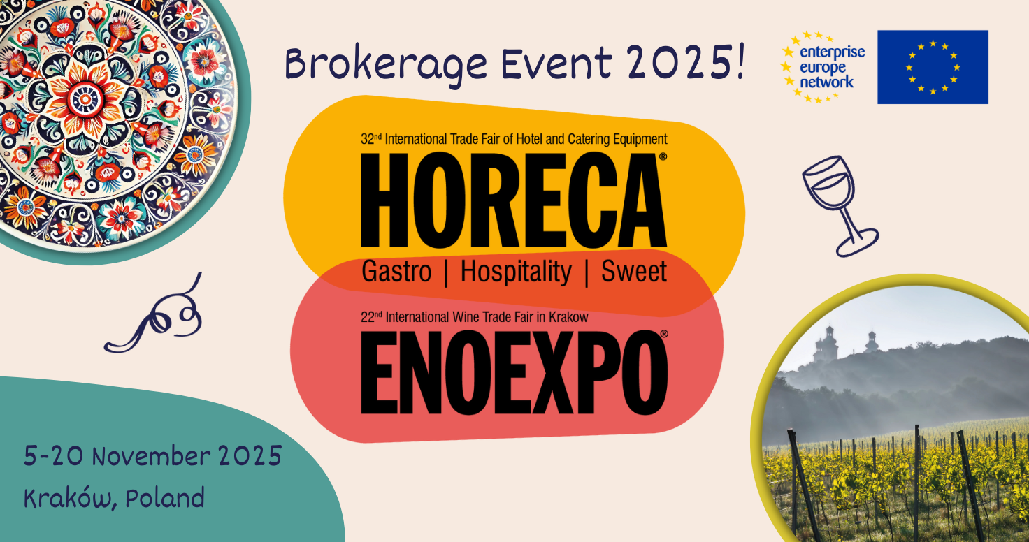 Spotkania B2B – HORECA, ENOEXPO 2025 – Kraków, 5-20 listopada 2025